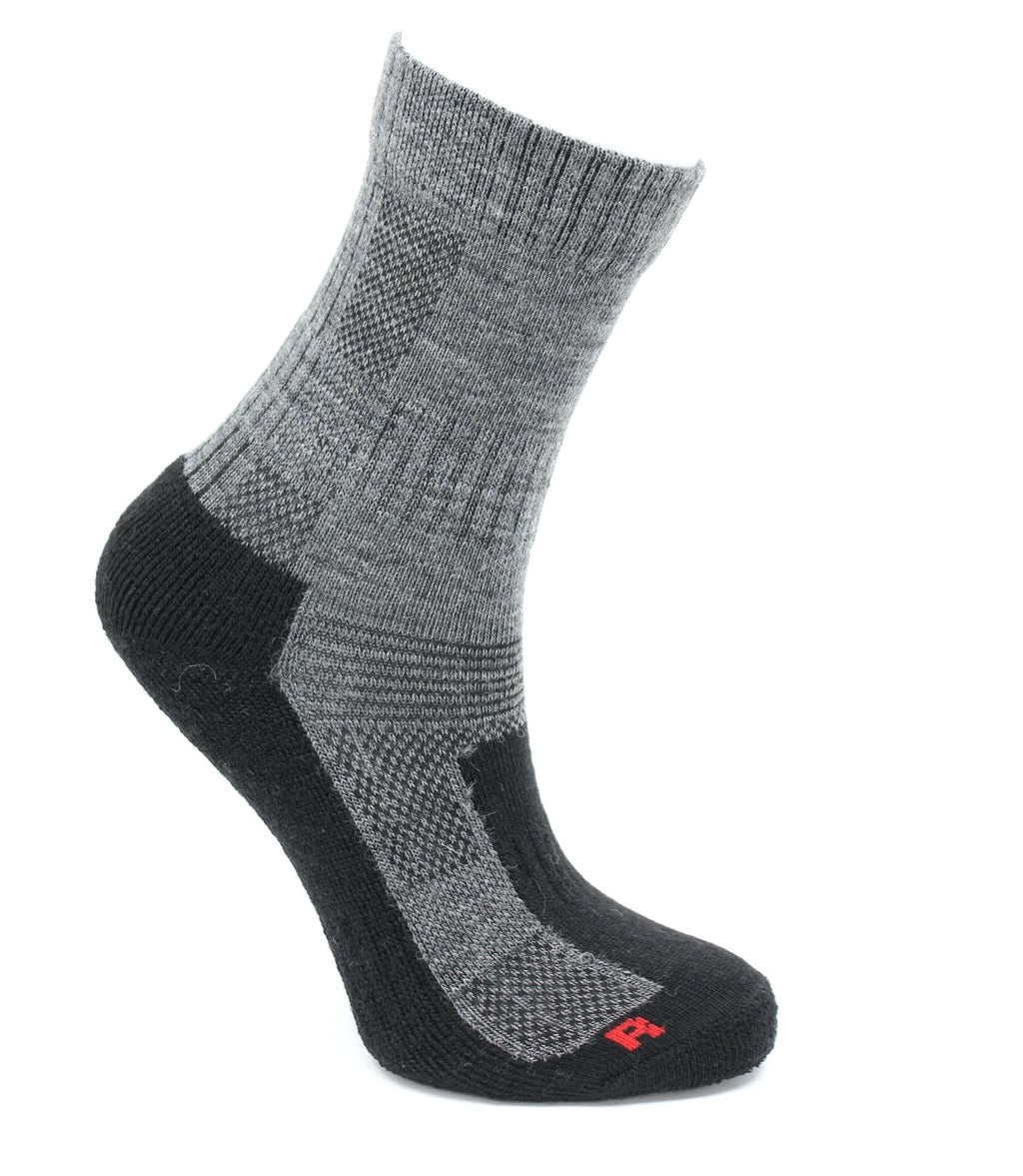 Leonardo Junior - Kids Crew Length Lightweight Cushioned Merino Wool Socks