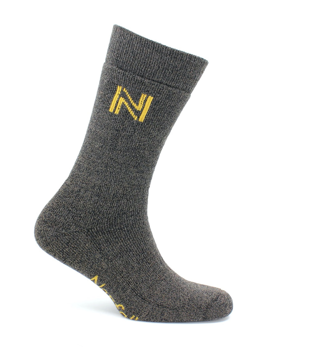 Gabby - Crew Length Merino Wool and Bamboo Full Cushion Socks