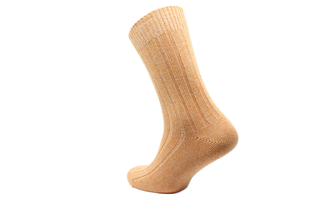 Amsterdam - Crew Length Bamboo and Cotton Classic Ribbed Socks