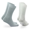 Amsterdam - Crew Length Bamboo and Cotton Classic Ribbed Socks