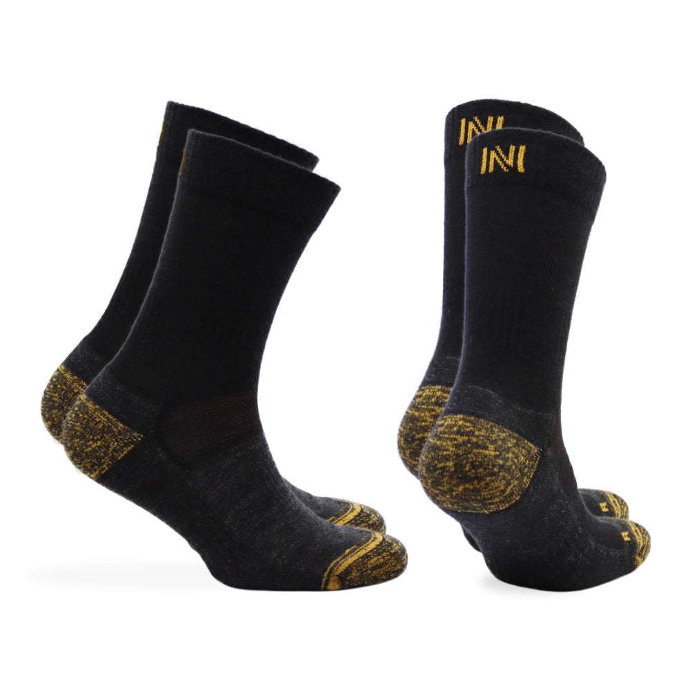 Leonardo Copper - Crew Length RESISTEX® Copper Infused Lightweight Cushioned Merino Wool Socks