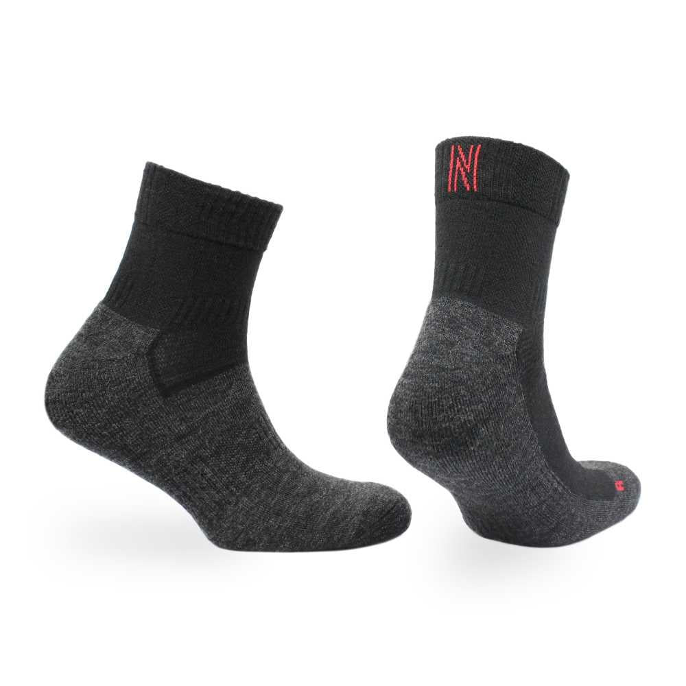 Leonardo QTR - Quarter Length Lightweight Cushioned Merino Wool Socks