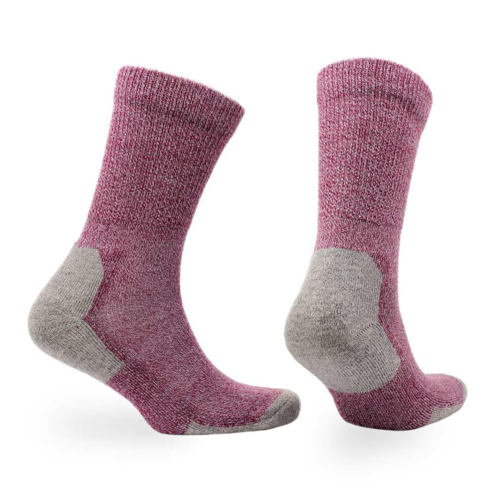 Alfie - Crew Length Tenderhold™ Cushioned Merino Wool and Bamboo Socks - Diabetic Friendly