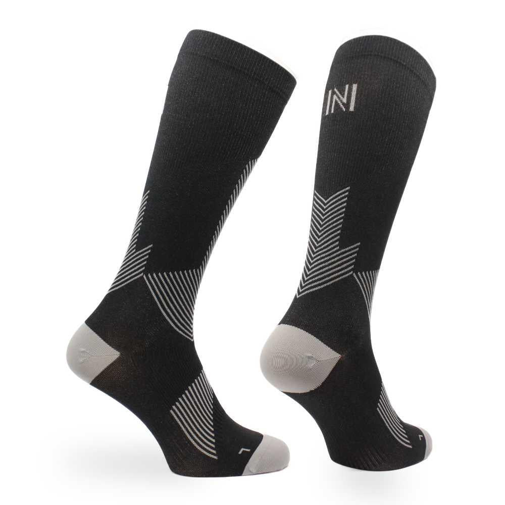 Valencia - Chaussettes de compression mi-bas pour la course avec Meryl Skinlife