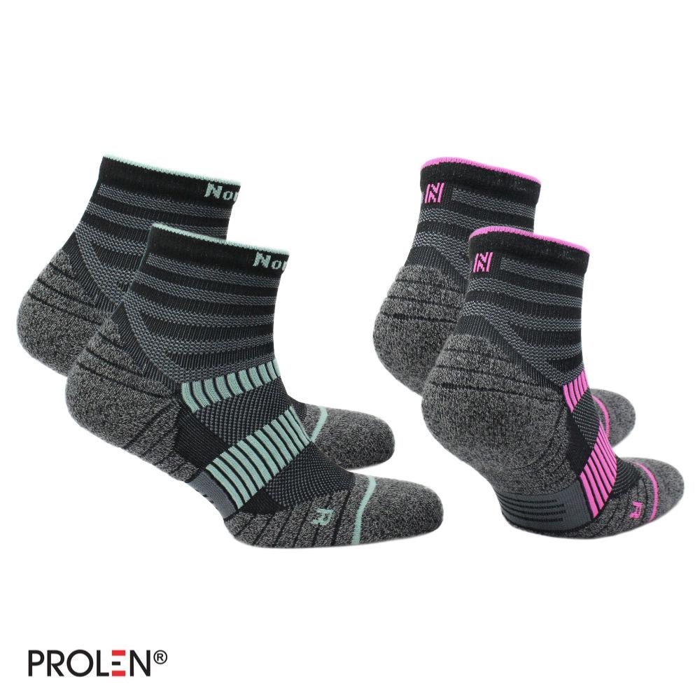 Cougar - Quarter Length Prolen® Polypropylene Zone Cushioned Running Socks