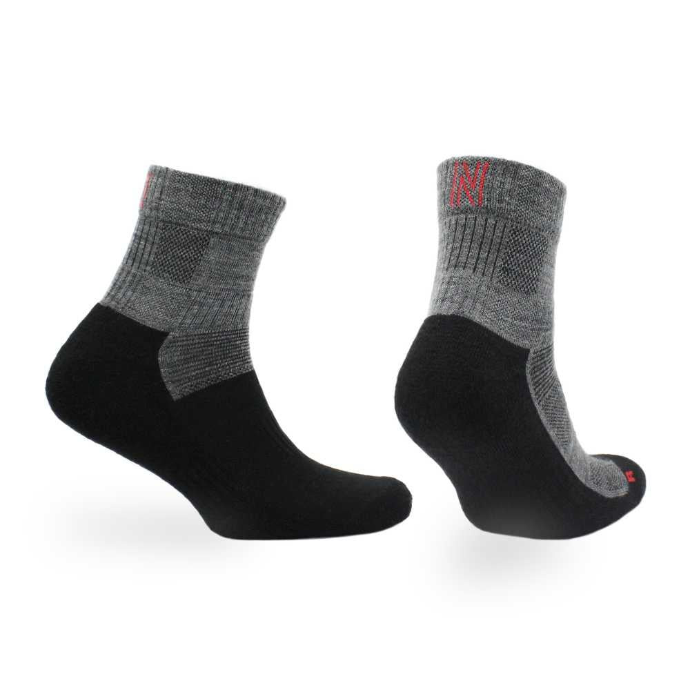 Leonardo QTR - Quarter Length Lightweight Cushioned Merino Wool Socks